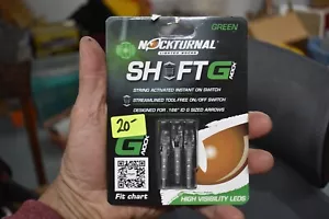 Nockturnal - Shift Nock - G - Green - 3pk - Picture 1 of 1