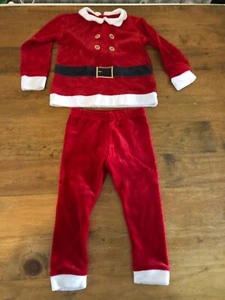 M&S Baby Father Christmas Santa Set 18-24 Months - Picture 1 of 5