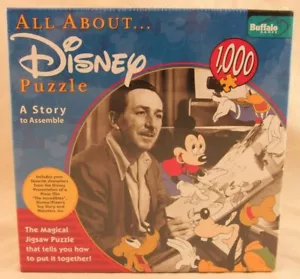 Disney All About Disney Puzzle Buffalo Games 1026 Piece 2006 A Story to Assemble - Picture 1 of 2