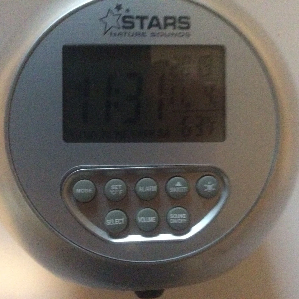Alarm Clock Stargazer Electronic Projects Stars Nature Sounds Battery Operated - Image 1 of 4