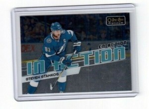 2018-19 O Pee Chee Platinum In Action IA-9 Steven Stamkos Tampa Bay Lightning