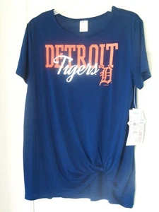 Detroit Tigers MLB T-Shirt L/12-14 Damen blau Sideline Apparel - Bild 1 von 5
