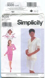 SIMPLICITY 9335 MISSES' 2 PIECE DRESS SZ 8-12 UNCUT 1995 - Picture 1 of 3