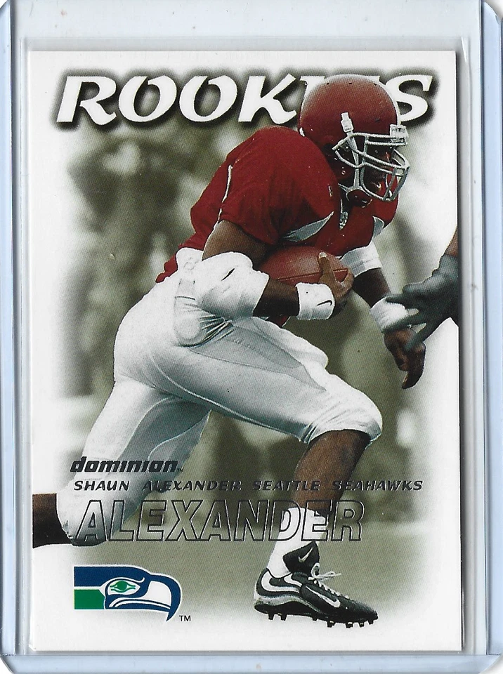 2000 Skybox Dominion Shaun Alexander Rookie Card #216 - Image 1 of 1