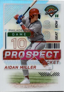 Panini Prospect Edition 2024 - Aidan Miller #190 Silver Prizm RC) - Imagen 1 de 2