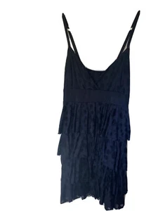 Gatsby Dress black Knee-length Size 12 Cotton Polyester Unbranded Good condition - Picture 1 of 8