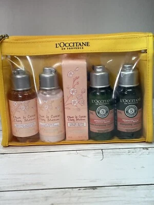 L'OCCITANE EN PROVENCE TRAVEL ESSENTIALS - JUEGO DE 5 PIEZAS - NUEVO EN BOLSA Foto 1 de 4