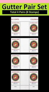 US 6005 Marine Corps 250 Years F vert gutter pair set 4x2 MNH 2025 - Picture 1 of 1