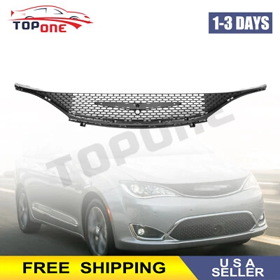 Front Upper Grille 68243485AC Plastic For 2017 2018 2019 2020 Chrysler Pacifica Foto 1 de 4