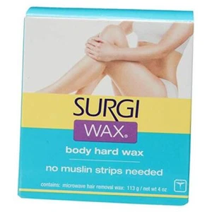 Surgi-wax Microwave Hair Removal Hard Wax for Body, 4 oz 4 Ounce (Pack of 1) - Picture 1 of 6