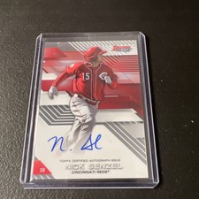 2017 Bowman's Best Baseball Best of '17 #B17-NSE Nick Senzel AUTO Reds 🔥🔥🔥