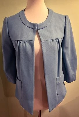 Chaqueta Blazer Anthropologie Tabitha Azul Claro Talla 6 Foto 1 de 4