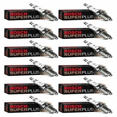 12 New Bosch Copper Core Spark Plugs For 2000-2002 MERCEDES-BENZ SL600 V12-6.0L Foto 1 de 4