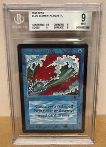 Blue Elemental Blast Beta MtG BGS 9 1993 (SUBS 8.5, 9, 9, 9) - Picture 1 of 2