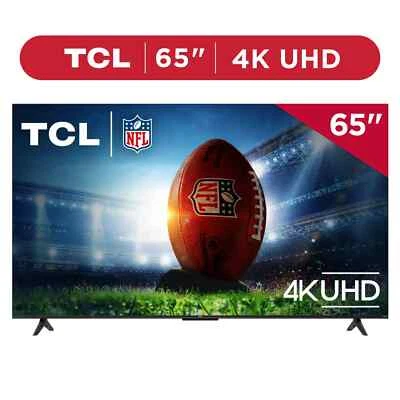 TCL 65" Big Flat-Screen Class 4-Series 4K UHD Smart TV with Roku TV - Image 1 of 4