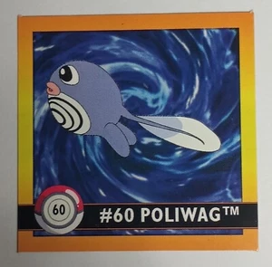 Pokemon 1999 Artbox Series 1 Stickers Poliwag 60 - Picture 1 of 2