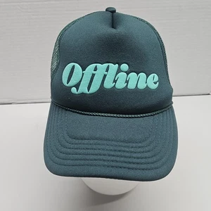 Sombrero de Camionero Offline Novedad Verde Ajustable Snapback Malla Ulta Belleza Vacaciones - Imagen 1 de 7