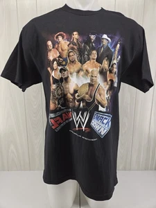 Vintage WWE Raw Smack Down Wrestling T-Shirt Size Large Wrestlemania 22 - Bild 1 von 13