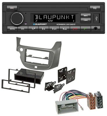 Blaupunkt USB DAB MP3 Bluetooth Autoradio für Honda Jazz (ab 2009) - silber - Bild 1 von 4