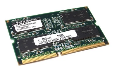 SMART Cisco ECC 144-SDRAM SODIMM 128MB PC100 # 15-5987-01 SGE72168574CZ3RSK7 - Image 1 of 2