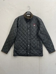 Texas A&M Peter Millar Suffolk Quilted Travel Coat Men’s Medium Black - Picture 1 of 12