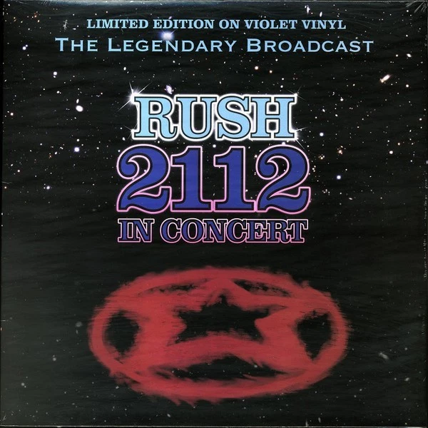 Rush - 2112 In Concert Ltd Edition Violet Vinyl VINYL LP STBVNY002 - Image 1 of 1