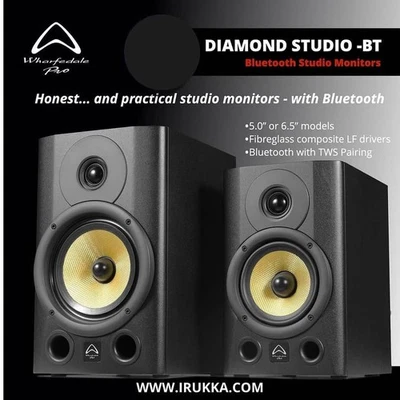 Wharfedale Diamond Studio 7‑BT, Aktivlautsprecher, BT, 150W schwarz, WIE NEU - Bild 1 von 2