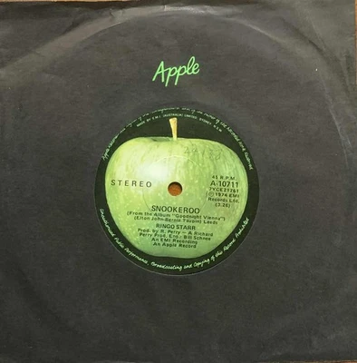 Ringo Starr - Snookeroo / Oo-Wee 1974 Apple Oz 45 Beatles - Imagem 1 de 2