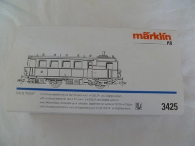Märklin  3425 Dampftriebwagen DW 8 "Kittel" Spur H0 Delta  in der Ovp - Bild 1 von 4