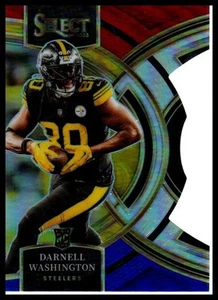 2023 Panini Select #130 Darnell Washington Red and Blue Prizms Die Cuts - Picture 1 of 2