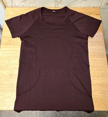 Camiseta deportiva de yoga de manga corta cuello redondo Lululemon Swiftly Tech para mujer talla 6 Foto 1 de 4