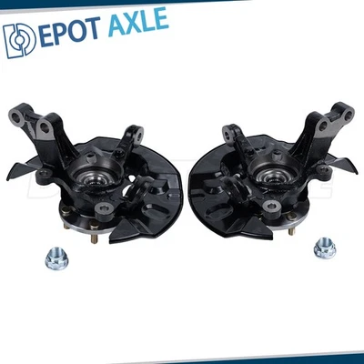 2x Front Steering Knuckle&Wheel Hub Bearing Assembly for 2003-2008 Toyota Matrix - Image 1 of 4
