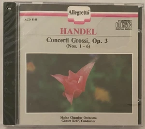 Handel: Concerti Grossi, Op. 3 (Nos. 1-6) 1990, CD, Mainz Chamber Orchestra NEW - Imagen 1 de 2