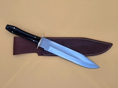 Coffin Handle Bowie Horn Handle Fur Trade Rendezvous Pioneer Frontier Mountains - Image 1 of 4