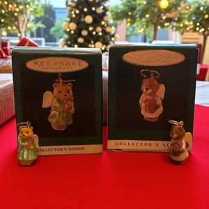 Vintage Hallmark Keepsake Miniature Ornament Nature’s Angels Collectors 6 And 7 - Picture 1 of 10