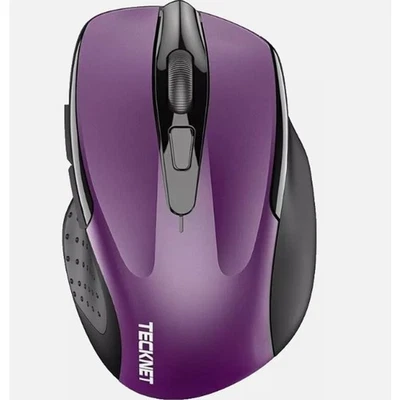 Purple Tecknet M003 Quiet Wireless Mouse 6 Buttons & Adjustable DPI Levels - Image 1 of 4