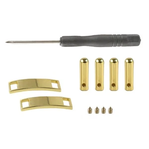 1 Set Haushalt Schnürsenkel Schnallen Schnürsenkel Spitzen Messer Werkzeuge Golden - Bild 1 von 4
