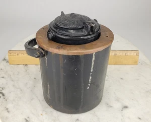 Vintage Cast Iron Melting Glue Pot Frank Buffman Copper Smelting Lead - Picture 1 of 13
