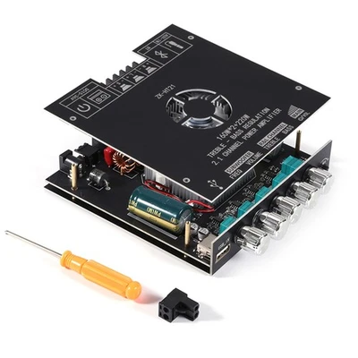 -HT21 2.1 Canali TDA7498E 160W X 2+220W Bluetooth Potenza Digitale9921 - Immagine 1 di 4