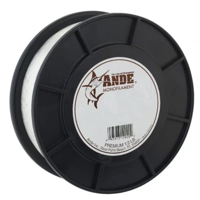 Línea de monofilamento ANDE Offshore Fishing Ultimate PREMIUM 600yds transparente Foto 1 de 3