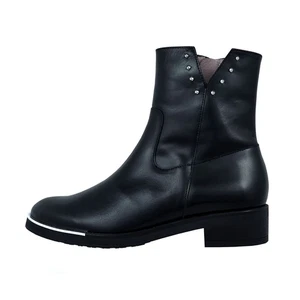 Wonders: Stiefeletten Damen Leder Schwarz C-5437 - Picture 1 of 6