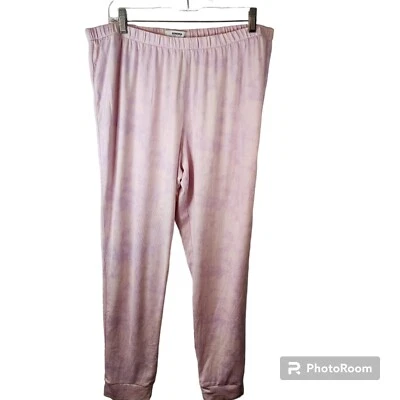 Nuevo Sonoma Ultra Suave Para Mujer Talla L Rosa Púrpura Tie Dye Prendas para Dormir Pijama Pantalones Foto 1 de 4