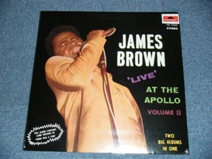 JAMES BROWN US 1996? REISSUE PD-1022 SEALED 2-LP LIVE AT THE APOLLO - Foto 1 di 2