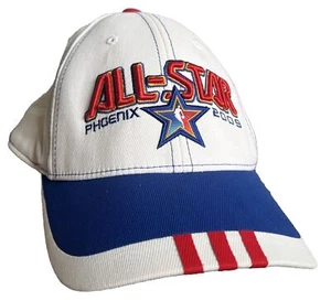 NEW VINTAGE Adidas NBA 2009 All-Star Game Stretch Fit Cap Hat White Flex Fit - Picture 1 of 14