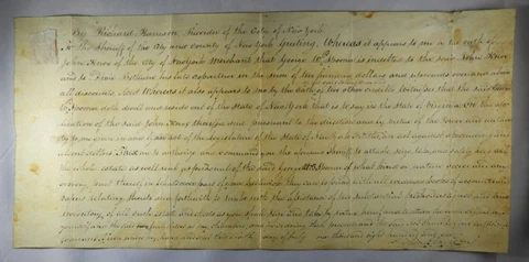 Nathaniel Pendleton - Document Signed - Alexander Hamilton's Second at His Duel Cover