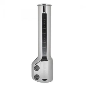 DELTA BIKE BICYCLE STEM RISER 1-1/8 x 4in PRO SILVER THREADLESS - Picture 1 of 1