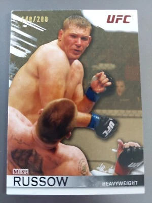 Mike Russow #35 2010 Topps UFC Knockout Gold #148/288 - Image 1 of 2