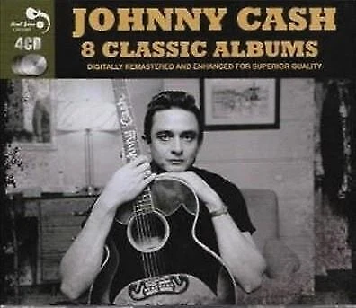 JOHNNY CASH - 8 CLASSIC ALBUMS  (NEW SEALED 4CD SET) Eight - Image 1 of 1