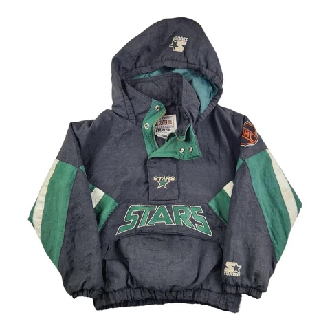 Dallas Stars NHL Vintage 90s Starter Jacket Size Small Cover