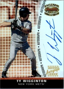 2001 Bowman's Best Exclusive Autographs #BBEATW Ty Wigginton Auto - NM-MT - Picture 1 of 1